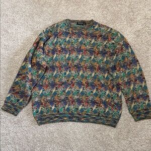 Colorful Crewneck Sweater for Men